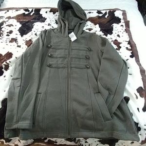 Zip front hoodie